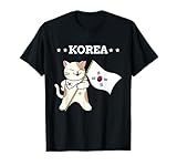 Korean Flag & Cat | South Korea T-Shirt