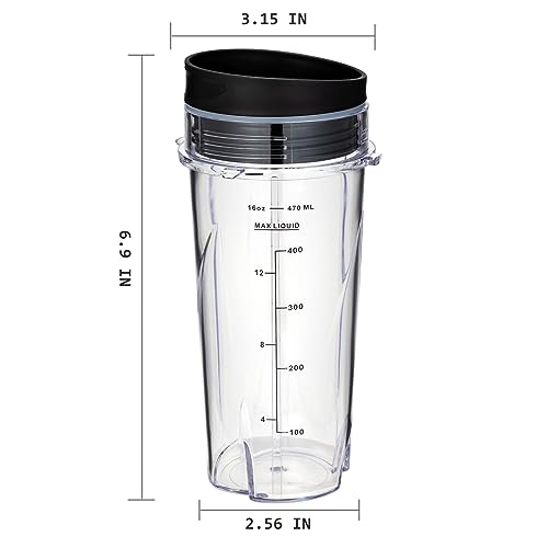 Vasos para licuadora 16oz modelo QB3001SS - Pack 2 miniatura 4