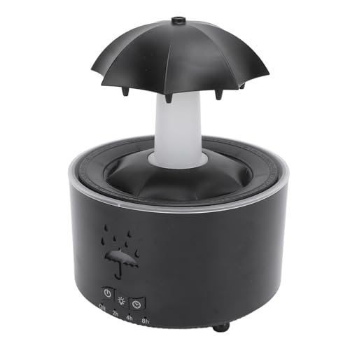 Humidificador Difusor Aromático Eléctrico 300 mL Negro miniatura 4