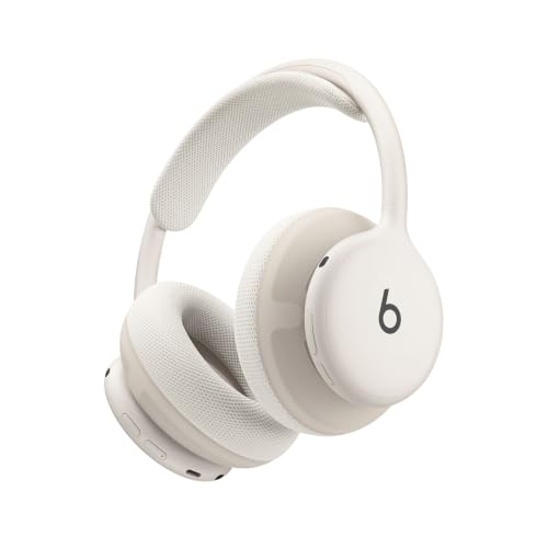 Beats 360 - Cuﬃe over-ear con cuscinetti intercambiabili, resistenza all'acqua e al sudore e cancellazione del rumore - Colore Nuvola con cuscinetti in performance knit in Nuvola