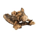 Ancol Huge Hog No Squeak Plush Dog Toy, clear