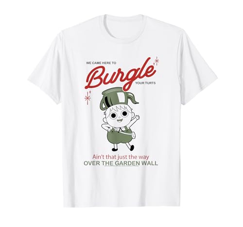 Over The Garden Wall Burgle Your Turts Greg Cute Cartoon T-Shirt