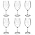 21-ounce Unbreakable Acrylic Wine Glasses Plastic Stem Wine Glasses, set of 6 - All Purpose, Red or White Wine Glass, Dishwasher Safe, BPA Free