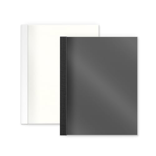 Couvertures de reliure thermique RAYSON noires et blanches élégantes