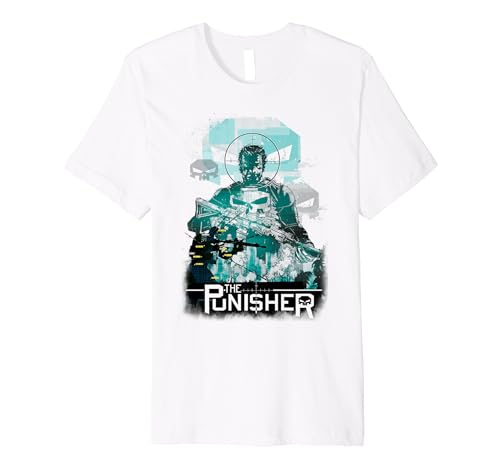 T-shirt Marvel The Punisher Crosshairs pour exprimer votre passion des comics