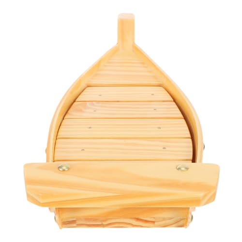 Bateau en bois pour présenter des sushis lors de réceptions et buffets - 2