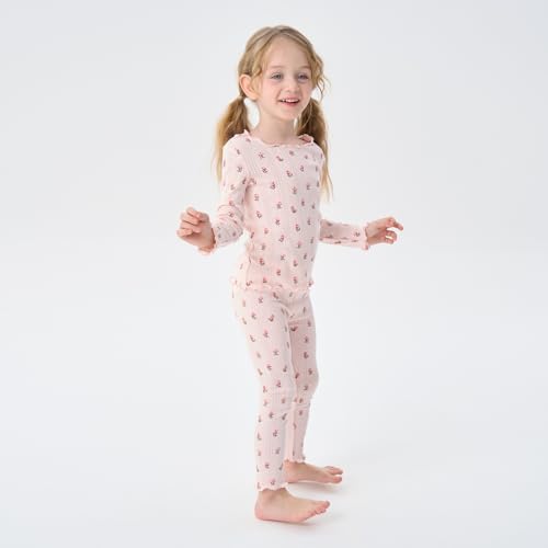 Image of pureborn Baby Pajamas Set Toddler Snug Fit Cotton Sleepwear 2pcs 12M-7Y