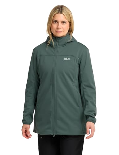 Manteau Jack Wolfskin Windhain 2 Coat W pour femme idéal contre le vent