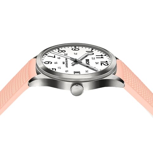 Image of LN LENQIN Mens Watches Analog Quartz Sports Unisex 30M Waterproof Nurse Watch for Men Women Medical Professionals Military Time with Second Hand Glowing Easy to Read Dial