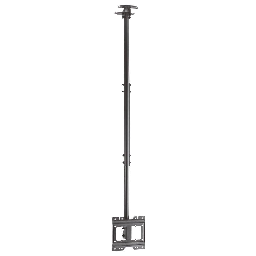 AISENS Supporto da soffitto girevole, incluso, estensibile per monitor/TV 50 kg di 23-43, nero