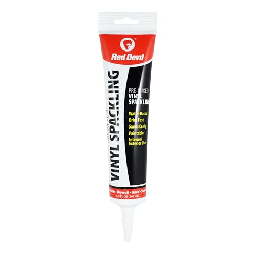 Red Devil 0615 Pre-Mixed Vinyl Spackling 5.5 Oz. Squeeze Tube