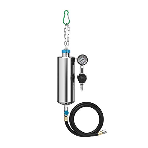 Fuel Injector Cleaner, CFS Series Fuel System On-Vehicle Cleaning Assistant 140PSI Car Engine Cleaner Machine with 600ML Tank for Petrol EFI Throttle Petrol Cars