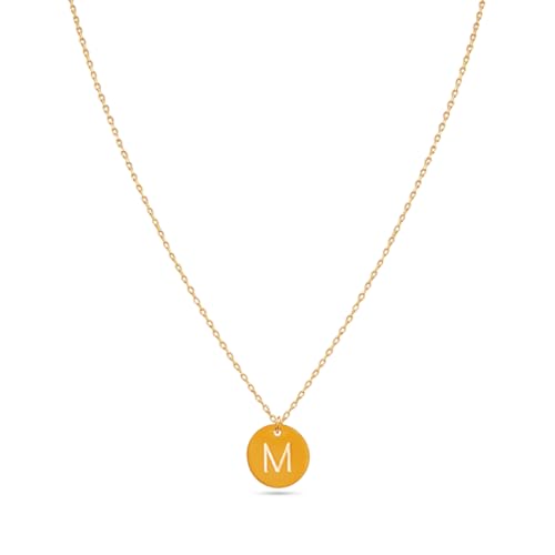 Image of Rubans Demi Fine Stainless Steel Alphabet Pendant CZ Gift for Women & Girls