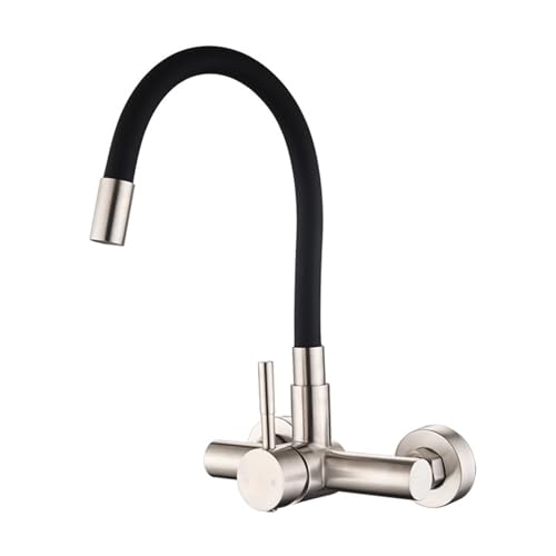 Grifo para fregadero de cocina montado en la pared para preparar recetas familiares cómodamente
