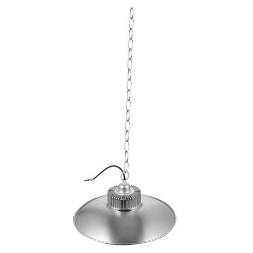Housoutil Lámpara LED Industrial para Garaje Luz de Techo Resistente y Duradera Energético Luz Blanca Fría para Sótanos y Talleres