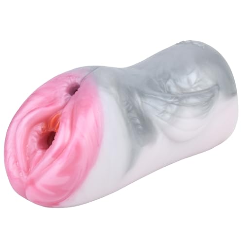 Animal Pocket Pussy, Male Masterburbatar, Horse Realistic Pocket Vagina Anal Dual-Channel, Portable Soft Silicone Fantasy Stroker Blowjob Machine Sex Toy for Men