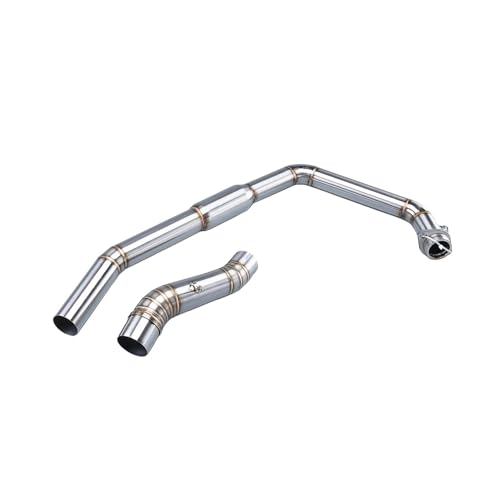 Tuyau d'échappement de moto en acier inoxydable brossé pour série CB300R et CBR300