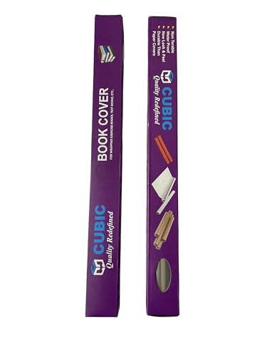 Image of Cubic Transparent Book Cover Roll | 10 Meters Roll | 51 Micron | Waterproof | Non-Tearable | Premium Glossy Finish | Ideal for Textbooks & Notebooks