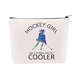 Hockey Makeup Bag - Ice Hockey Gifts for Women Players & Fans