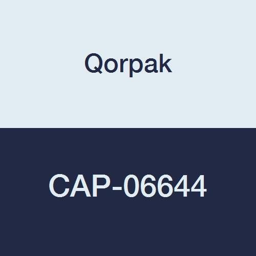 Qorpak CAP-06644 53-400 White Metal Cap with Plastisol Liner (Pack of 288)