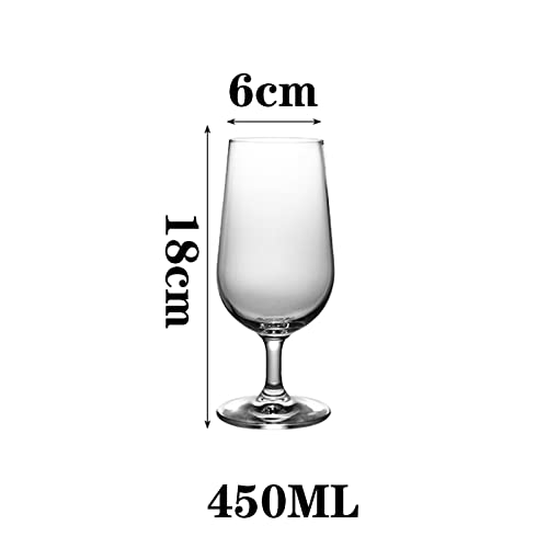 Set de 4 copas elegantes de cristal sin plomo miniatura 6