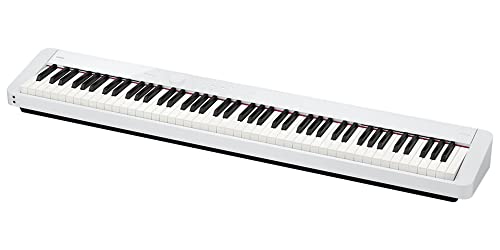 Image of Casio PX-S1100 Privia Digital Piano - White Bundle with CS-68 Furniture Stand, SP-34 Three Pedal System, Furniture Bench, Instructional Book, Instructional Video, and Austin Bazaar Polishing Cloth