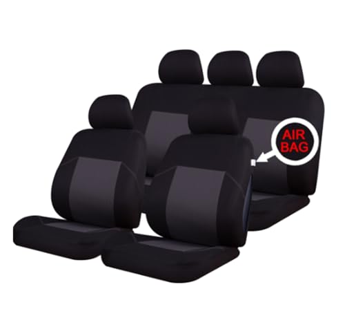 Sakura Ealing SS5291 - Set Completo di Coprisedili e Copri Poggiatesta per Auto,...