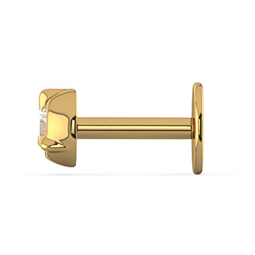 Joyalukkas Pride Diamond Collection 22k Yellow Gold and Diamond Nose Pin