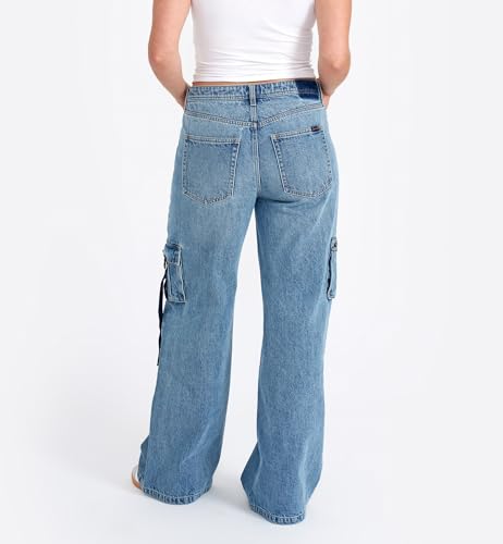 Seven7 Women's Misses 3D Cargo Jean3