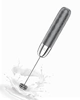 Maestri House Wiederaufladbarer Milchaufschäumer,elektrischer Handschaumbereiter, Abnehmbarer Schneebesen aus Edelstahl, Getränkemixer, Aufschäumer, Mini-Mixer für Matcha, Latte