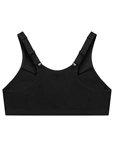 Image of Glamorise Full Figure Plus Size MagicLift Front-Closure Posture Back Bra Wirefree #1265
