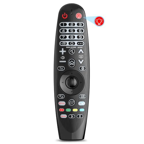 Awanber Mando a distancia universal para LG TV, compatible con todos los televisores inteligentes LG, Magic con función de vídeo de Netflix Prime