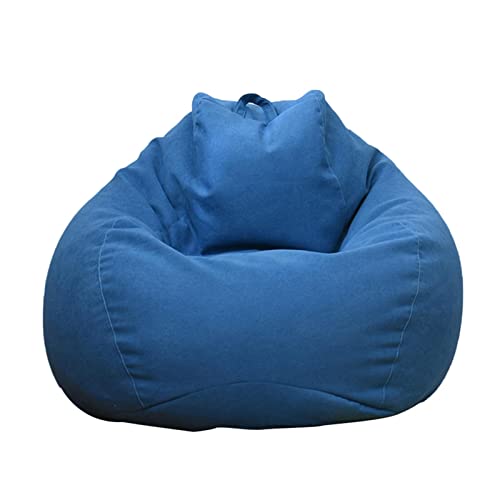 Sitzsack-Stuhl-Abdeckung (ohne Füllstoff) Waschbar Weicher Samt Robuster Reißverschluss Sitzsack-Abdeckung Mit Handheld… – Bild 3