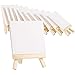 Produktbild SUPVOX Leinwand und Staffelei Set Malerei Handwerk Zeichnung Kunst Dekoration Leinwand Malerei Ständer Kit 10er Pack
