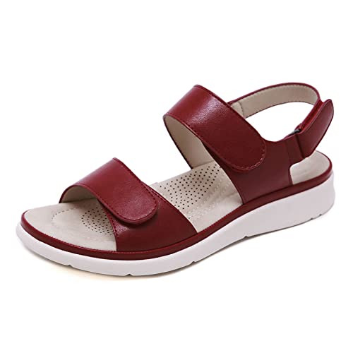 Sandales pour femmes à talons plats et boucle confort 5.5 UK
