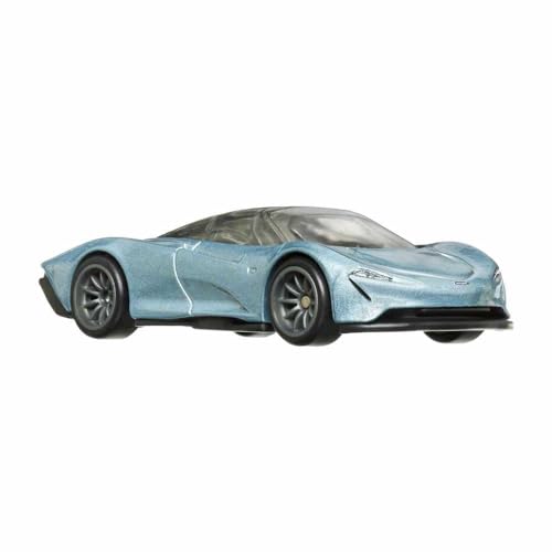 Mattel Hot Wheels HCJ92 Car Culture Exotic Envy Mclaren Speedtail, For Ages 3 And Up, Light Blue 1/64