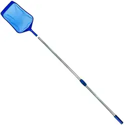 Kit Limpeza Piscina Aspirador Asa Delta Peneira Cabo 3m(Escova Curva)