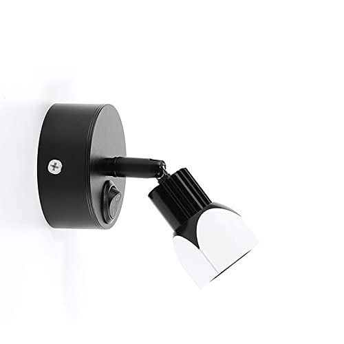 Foco Giratorio de 360° para Pared/Techo, lámpara Decorativa para exhibición de gabinete, Luces puntuales para decoración de Interiores, para Pasillo, Bar, balcón, mesita de Noche, Aplique de Lectura