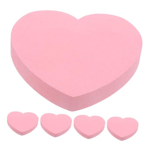 SHINEOFI 500hojas Notas Adhesivas Forma de Corazón Material Escolar Blocs de Notas Autoadhesivos para Mensajes y Recordatorios Hogar la Oficina Escuela de Corazón Coloridas y Útiles