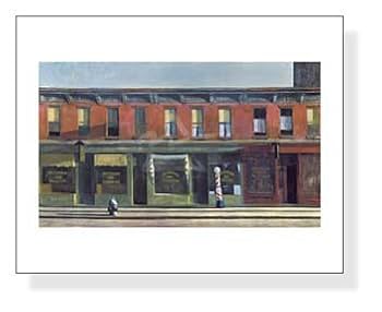 額装済/Early Sunday Morning エドワードホッパー/ポスター 額装済/Early Sunday Morning エドワードホッパー/ポスター