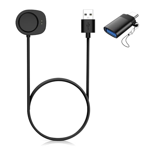 For Amazfit T-Rex 3 Pro 48mm&44mm/Balance 2/Helio Strap/Balance/T-REX3 充電ケーブル 充電器 YANMONGI USB 磁気吸着 高耐久 便利性 断線防止 低発熱 軽量 小さい 持ち運び