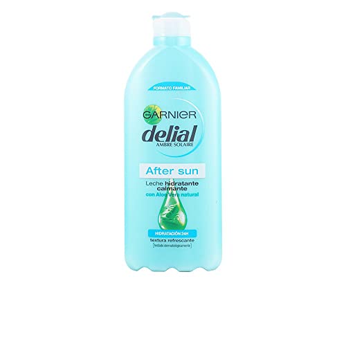 Garnier Delial After Sun Crema Hidratante 24h Calmante con [Aloe Vera Natural]. No graso, no pegajoso. Textura ligera. Formato familiar. 400 ml