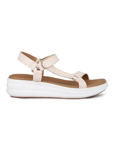 Image of Inc.5 Women Black Party And Club Wear Striped Round Heeled Sandals