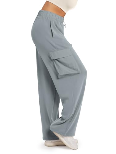 Amazon.com: ODODOS Women's Modal Soft Wide Leg Cargo Pants with