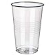 Papstar Plastikbecher / Kunststoffbecher 0.3 l transparent (100 Stück) ø 7.8 cm, Höhe 11.3 cm mit Füllstrich, praktischer Einwegbecher für Feste und Partys wie Geburtstag oder Grillparty, #16130