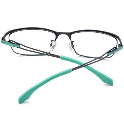 Image of FONEX Pure Titanium Glasses Frame Men Square Eyeglasses Optical Eyewear F85775