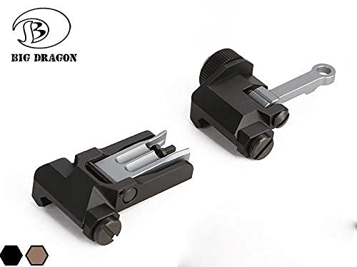 YHMフロントサイト Amazon.co.jp: BigDragon KAC KNIGHT'S ARMAMENT タイプ MK18 フリップ