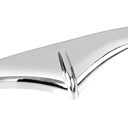 2 unidades de accesorios cromados para alforjas: borde trasero izquierdo y derecho, compatibles con Harley Touring (1996-2013) miniatura 6