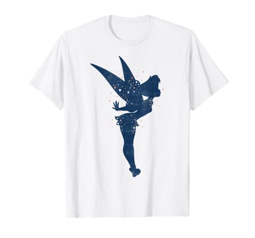 Disney Peter Pan Tinker Bell Pixie Dust Silhouette Camiseta