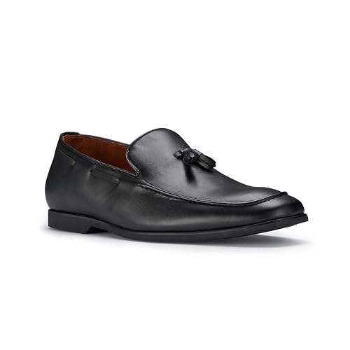 Image of Ferro Aldo Men's Premium Moc Toe Loafers | Casual & Dress Styles with Tassels & Horsebit Buckles